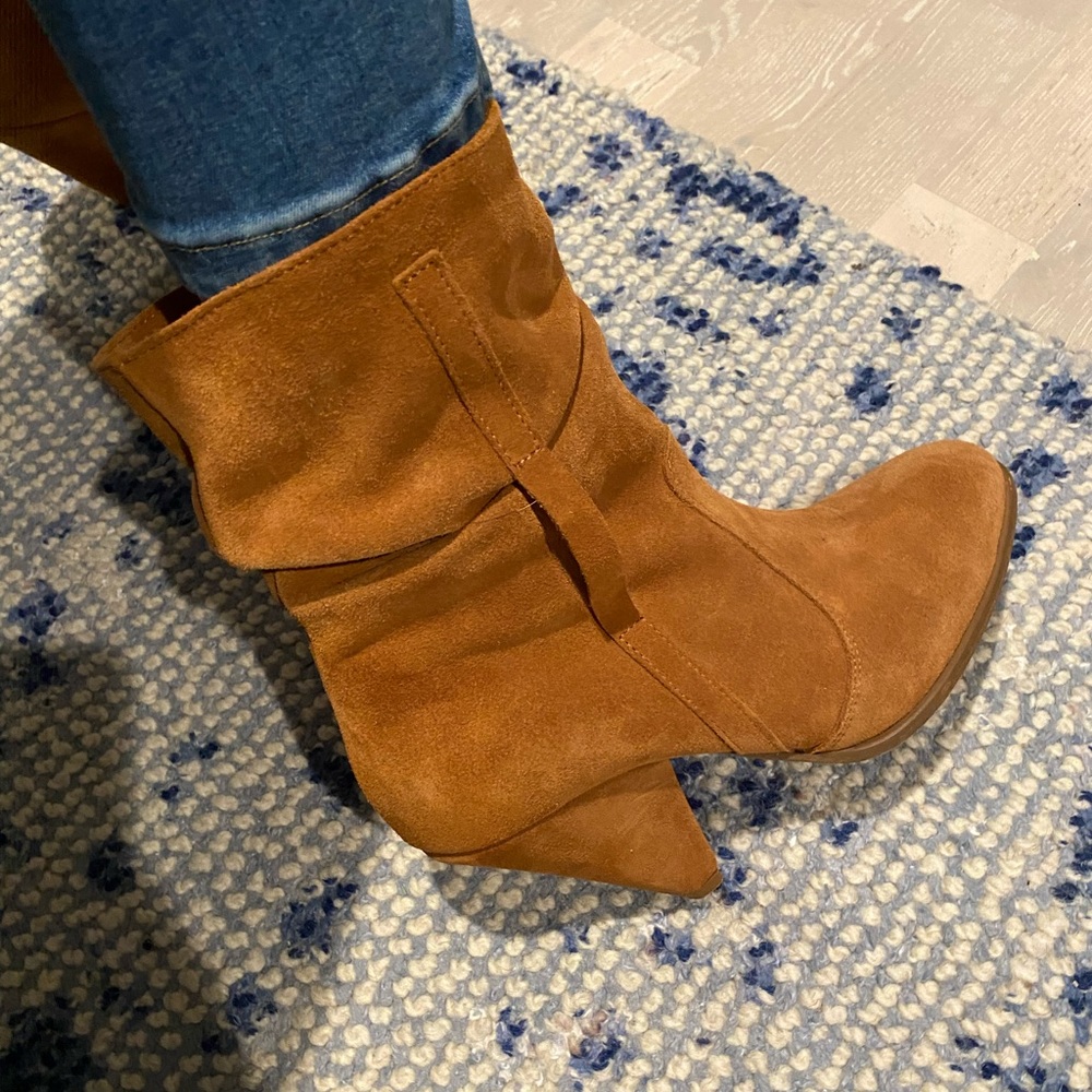 R.Polanski suede ankle boots 40, 9.5